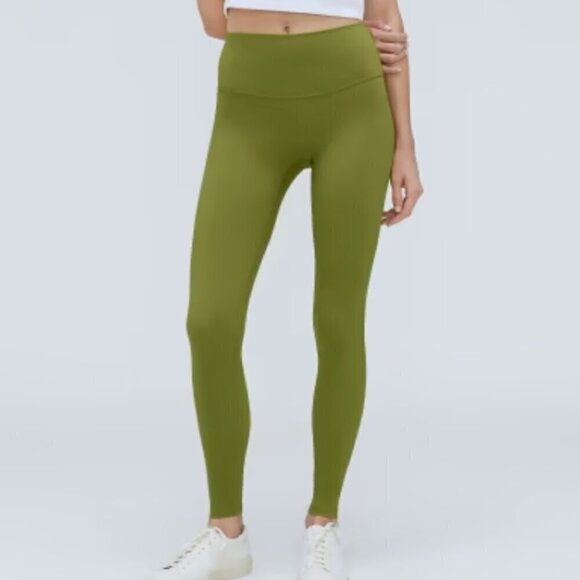 Everlane Women's XS Green Pear Perform Recycled Nylon Leggings - Picture 1 of 10